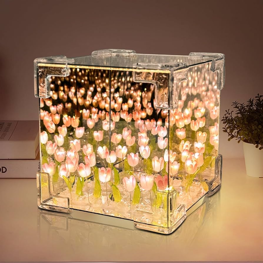 Cube of Tulips